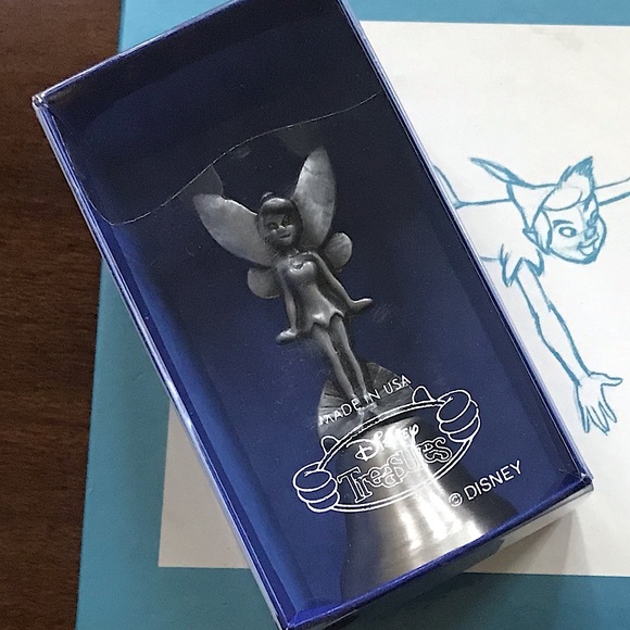TINKERBELL DISNEY METAL BELL VINTAGE APPROX. 3” - Picture 7 of 7